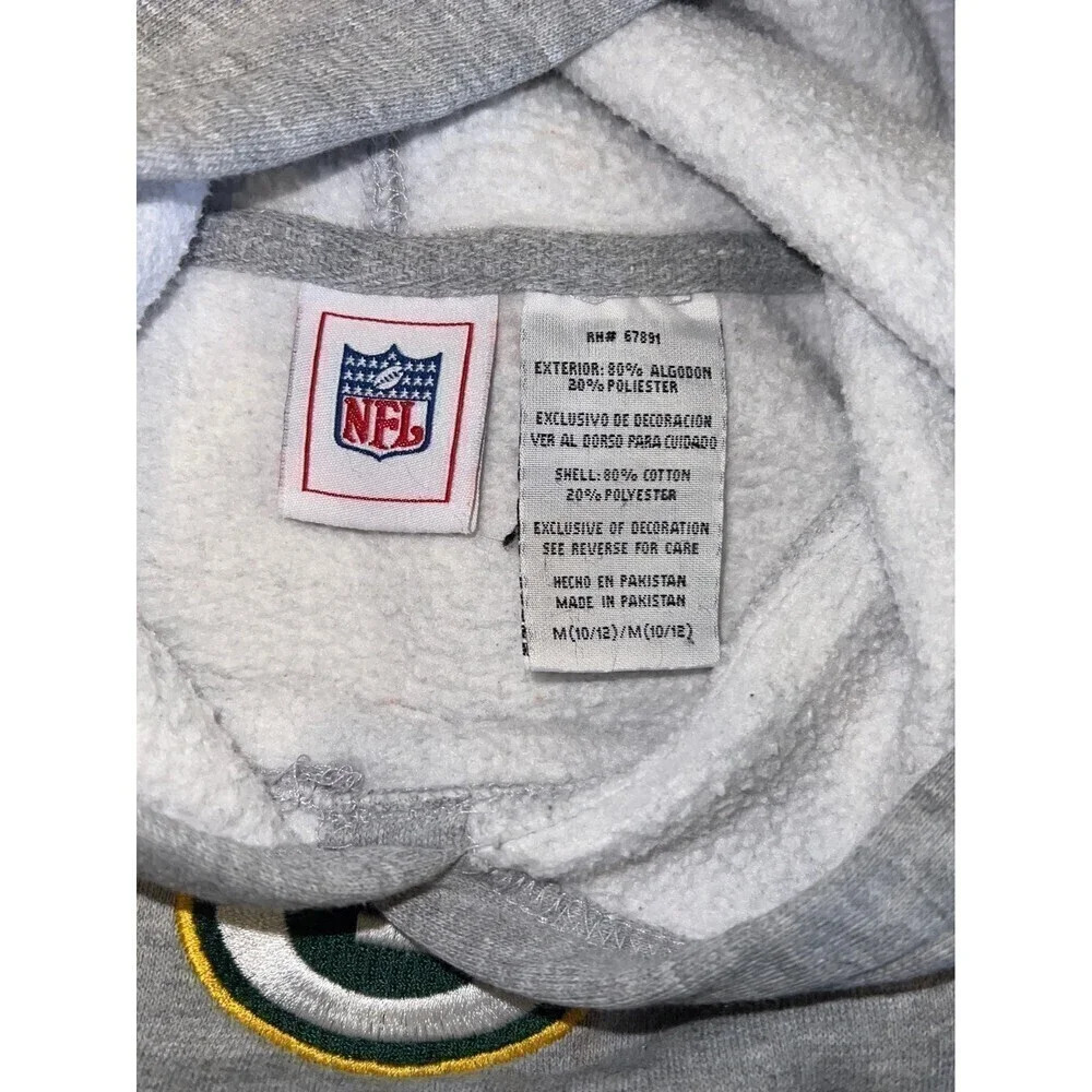 Greenbay Packer Hoodie Child’s M (10/12) - Picture 3 of 3